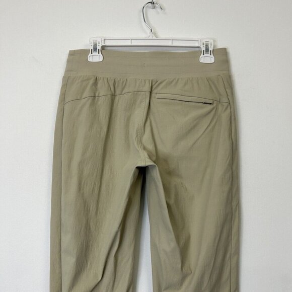 Athleta Trekkie North Joggers Womens Size 6 Beige Nylon Hiking Pants - Picture 8 of 9